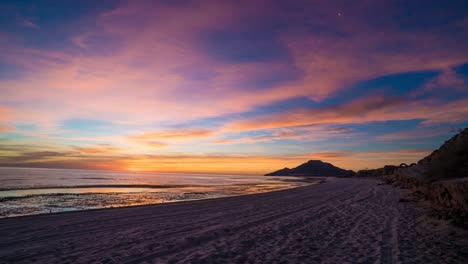 Cinemagraph-Des-Sonnenaufgangs-In-San-Felipe-Mexiko