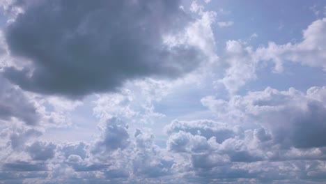 beautiful skyscape, sun behind cloud. aerial circling