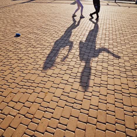 couple dancing in the street