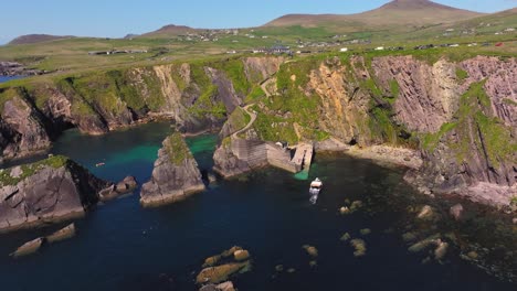dunquin pier - dingle co.kerry - 4k cinematic drone footage 05-03