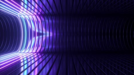 neon tunnel abstract background