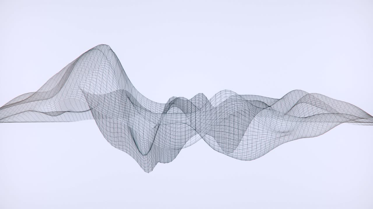 líneas de marco de alambre abstractas.