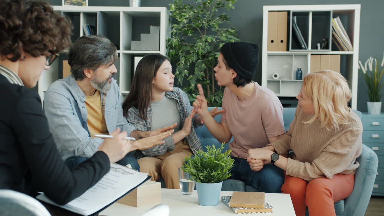 가족 치료 세션