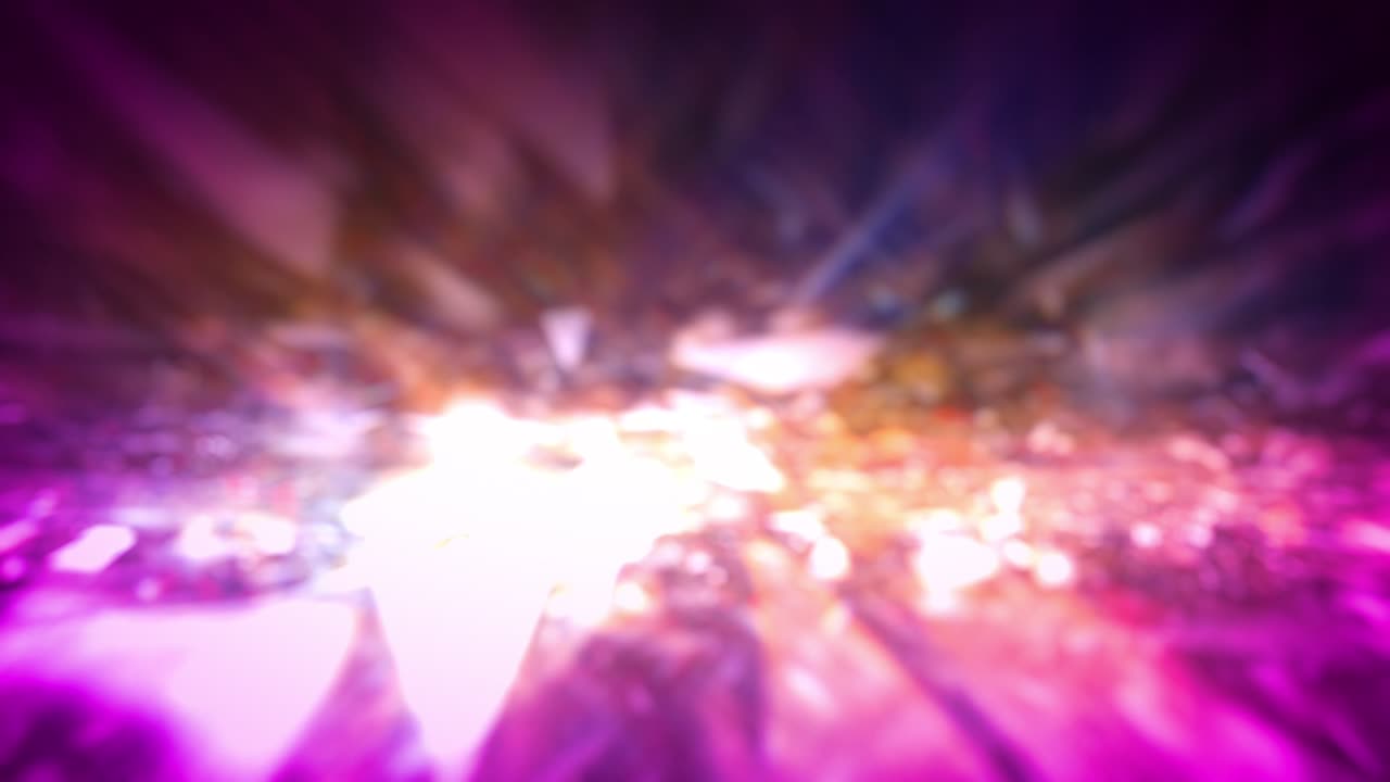 rosado abstracto brillantes y parpadeantes gemas reflejo bg - video de bucle