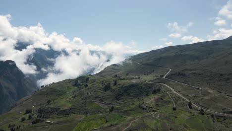 imagenes aereas del cañon del colca rumbo a la cruz del condor 2