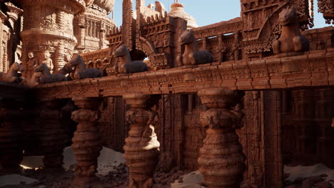 ruinas de una antigua ciudad de fantasía