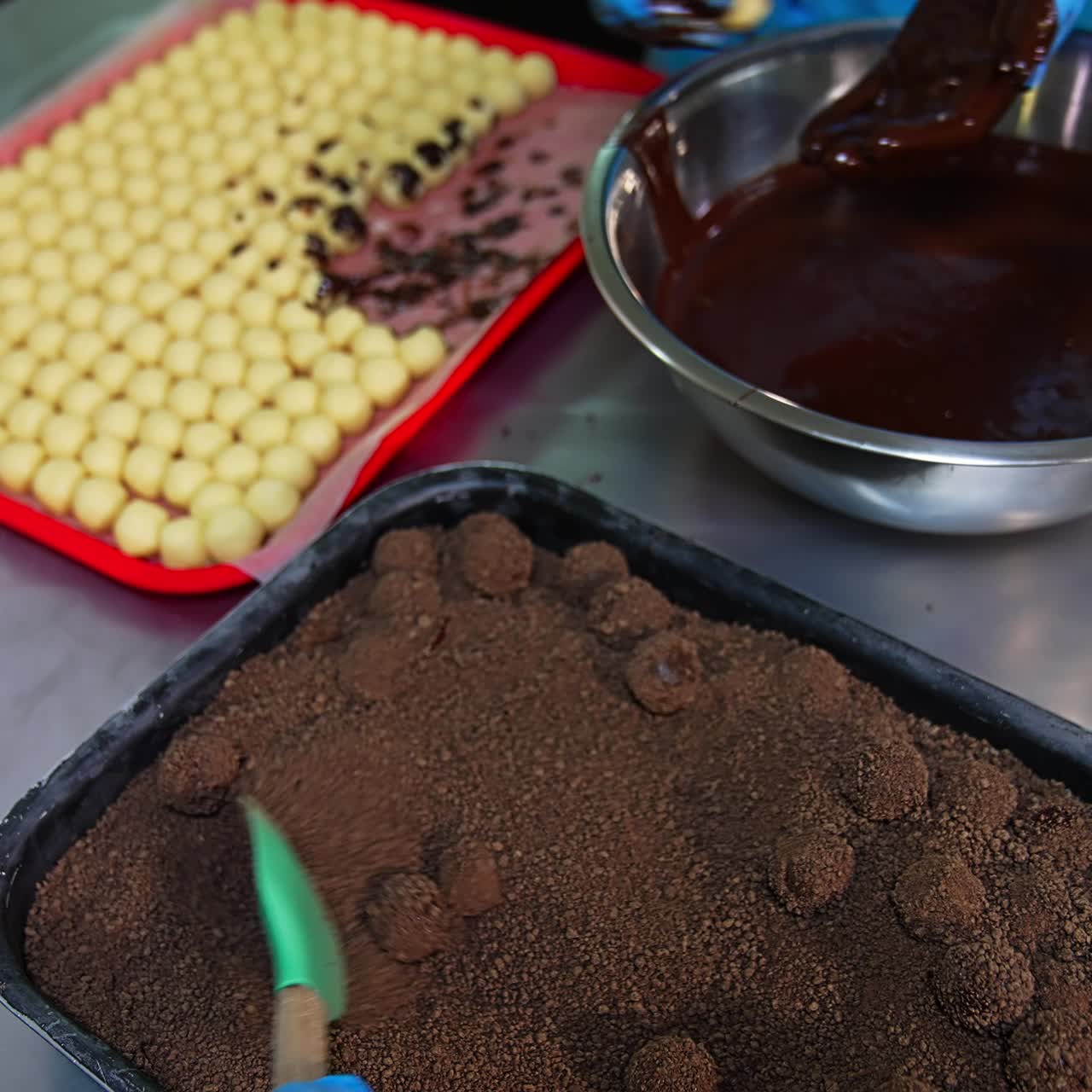 hacer trufas de chocolate