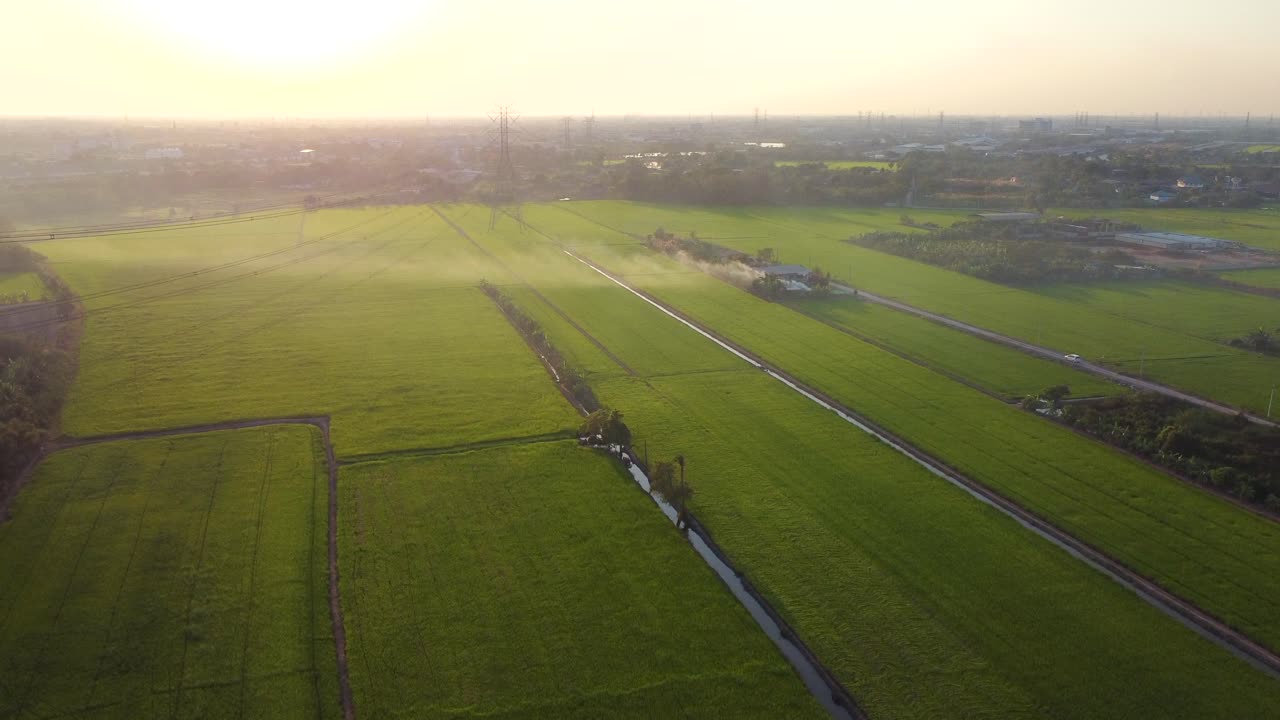 태국의 웅장한 , 놀라운 해가 지는 곳