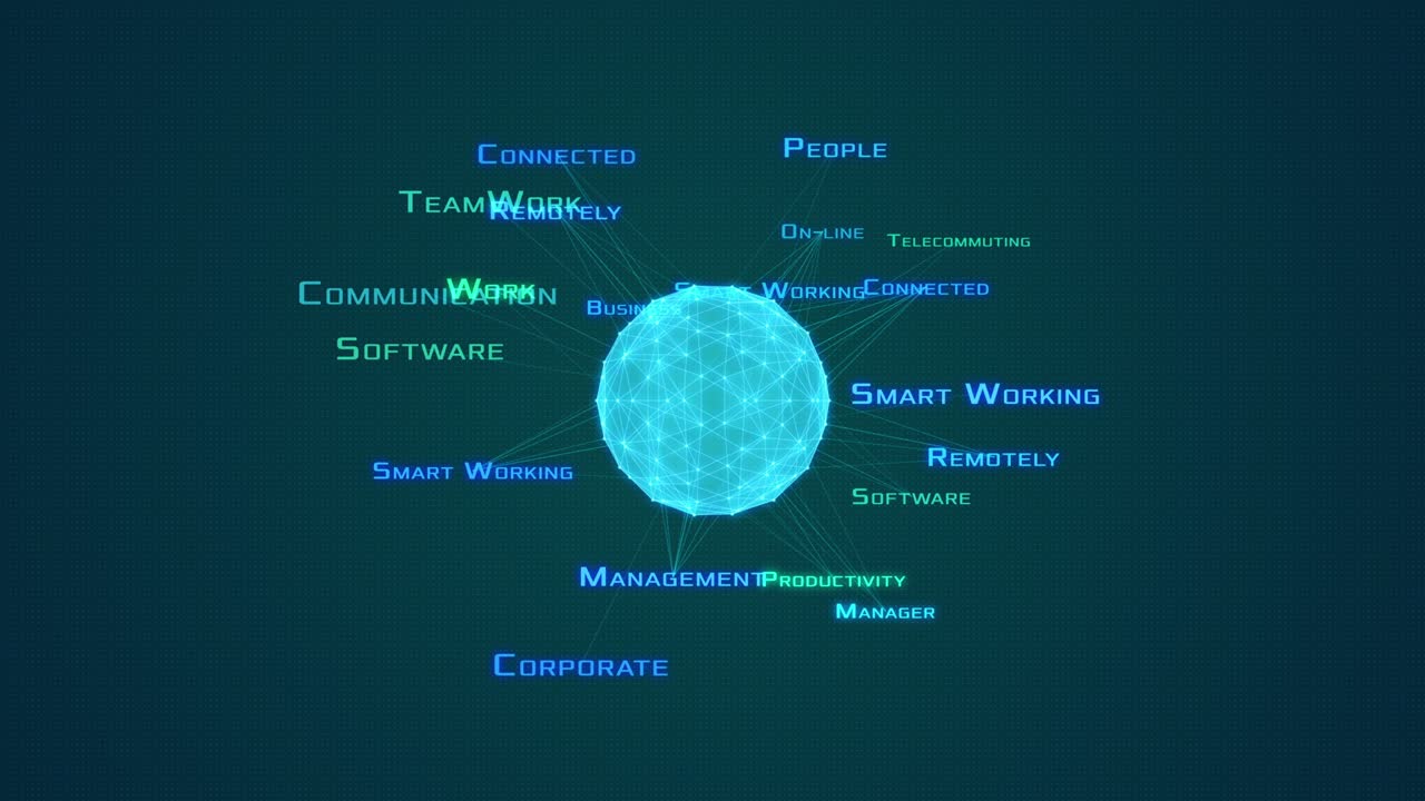 concepto de trabajo inteligente