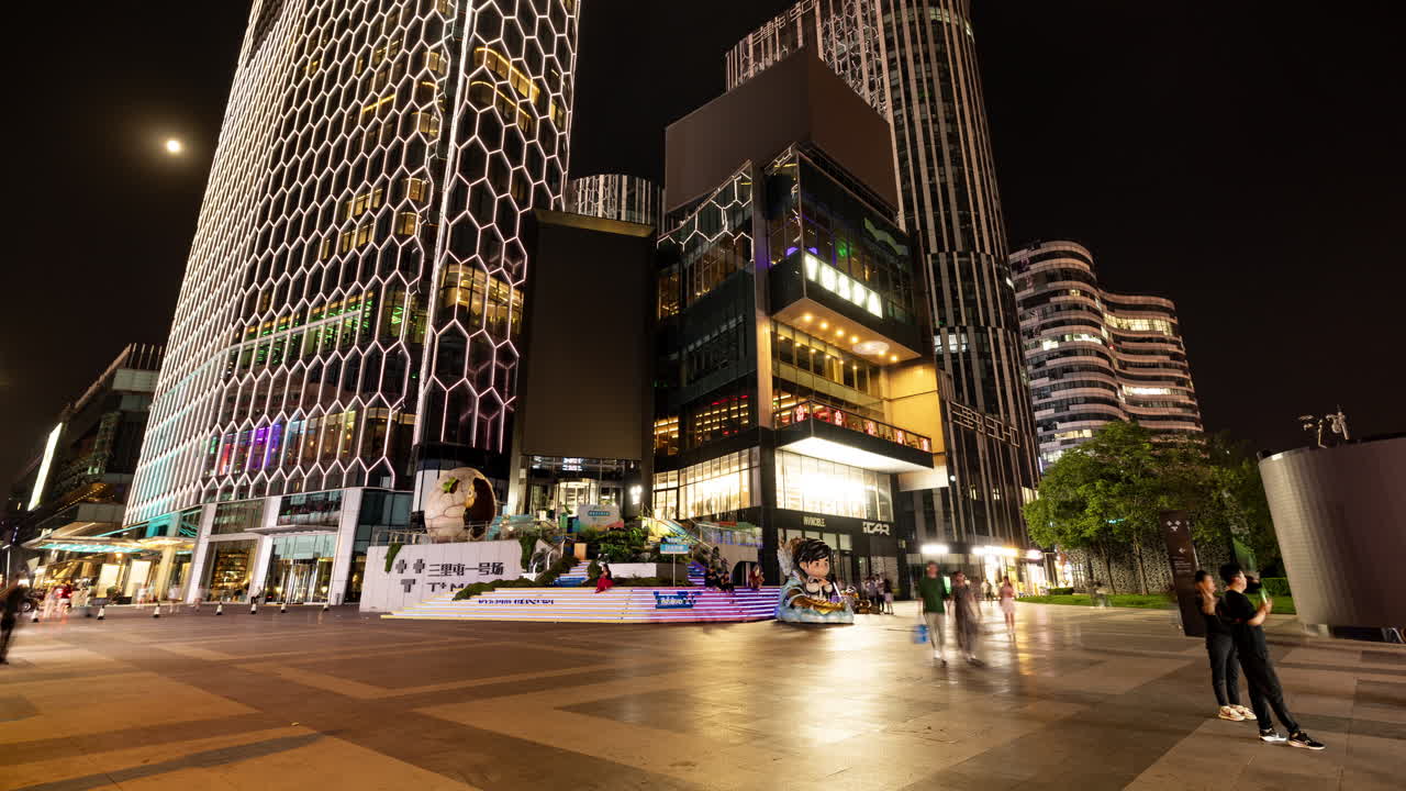 Timelapse of the Beijing city skyline from a high vantage point