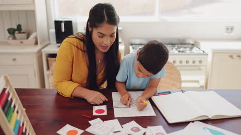 mother, support or child drawing in books