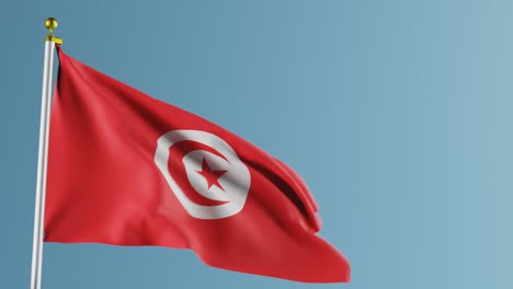 Waving-flag-of-Tunisia