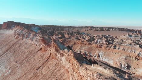 aerial view of mountains in the desert