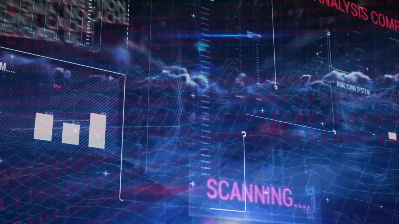 Digital Data Analysis Interface with Scanning Grid and Graphs