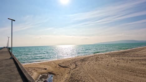 sunny day at dromana shore, port phillip bay