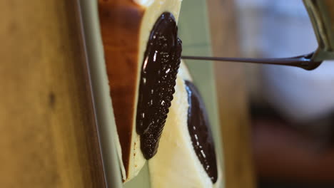 pastel de queso con chocolate en la parte superior: una delicia decadente