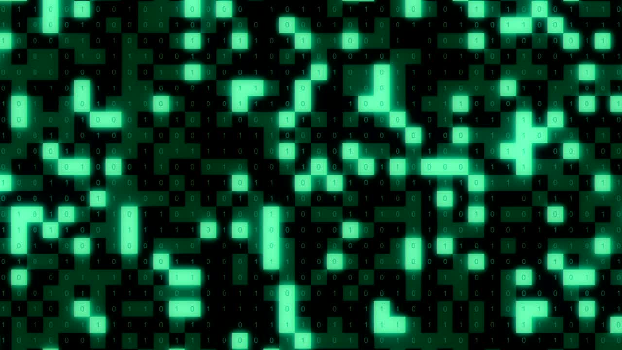 cuadrícula binaria digital abstracta.