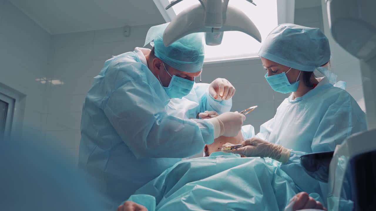 Dental implant surgery. Oral surgery