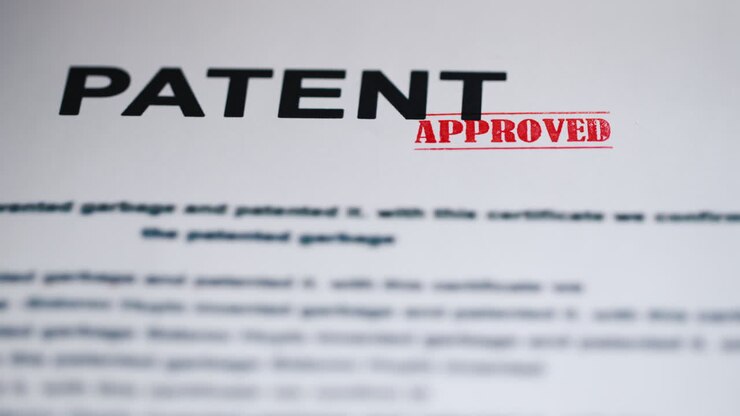 The paper stamp is stamped Approved. Invention and innovation concept