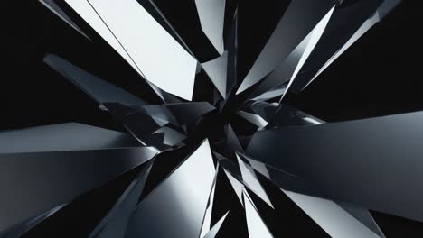abstract geometric shards