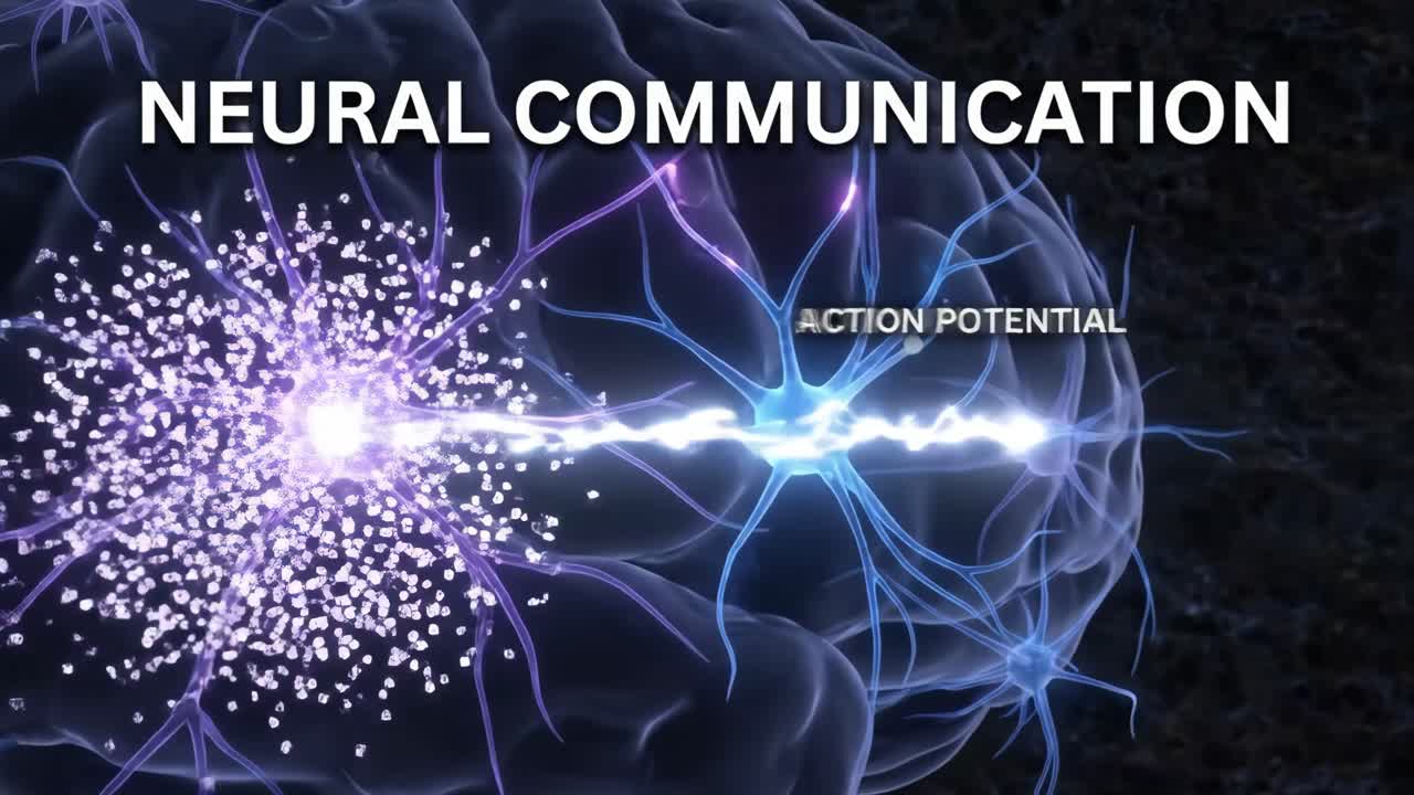 3D-Animation neuronaler Kommunikation und synaptischer Übertragung