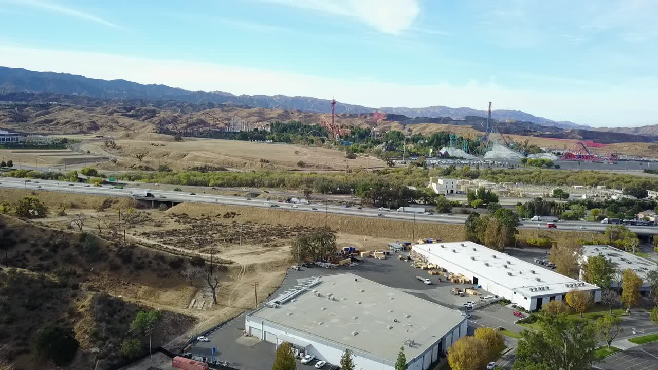 valencia california con el parque six flags