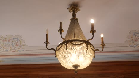 beautiful antique crystal chandelier