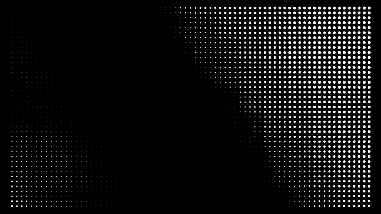 Seamless halftone dots motion background. Dots cartoonist background