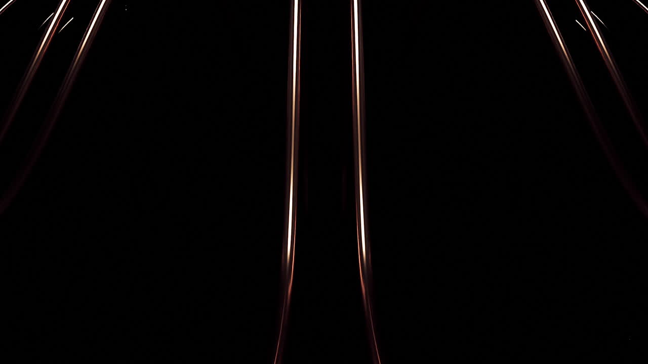 fondo de renderizado 3d abstracto con formas geométricas y líneas de cobre