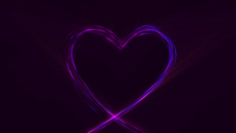 fondo de la línea del corazón 4k