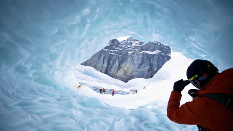 ice cave exploration