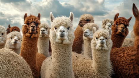 group of alpacas