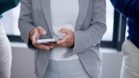 Closeup,-business-and-person-with-a-smartphone