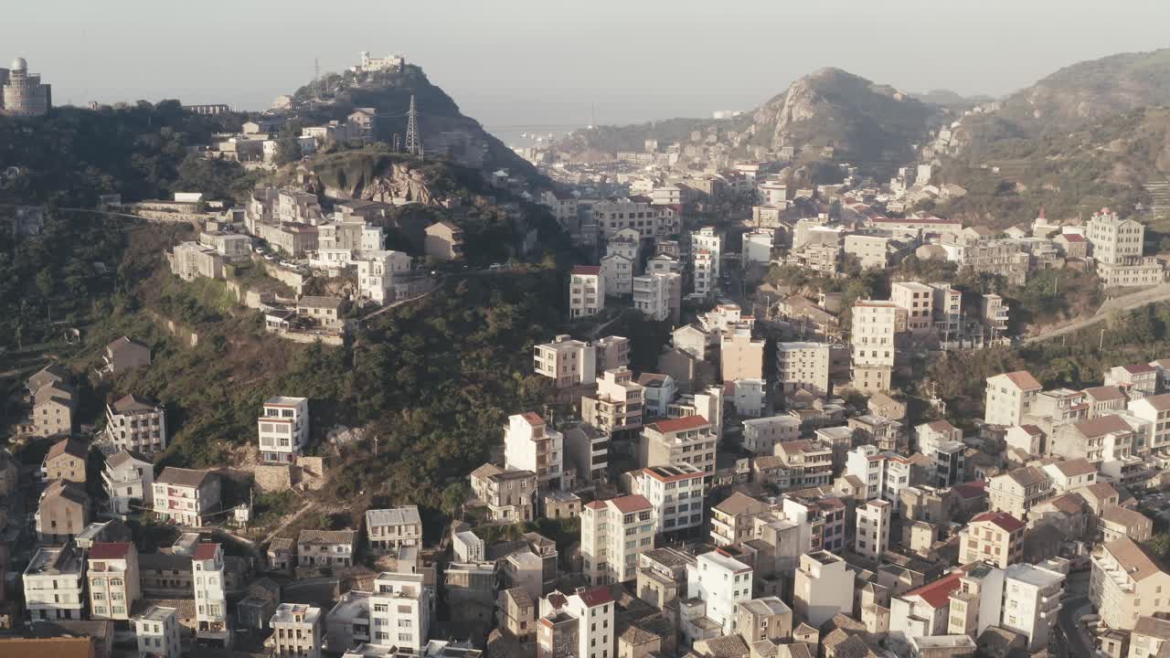 casas residenciales en la colina, en taizhou, zhejiang.