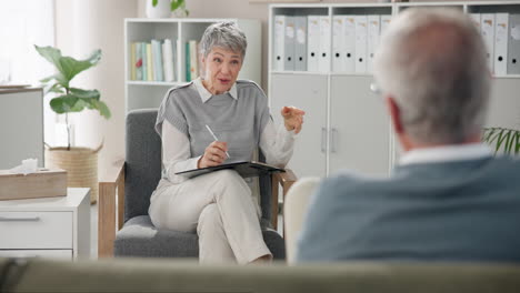 therapy session with psychologist