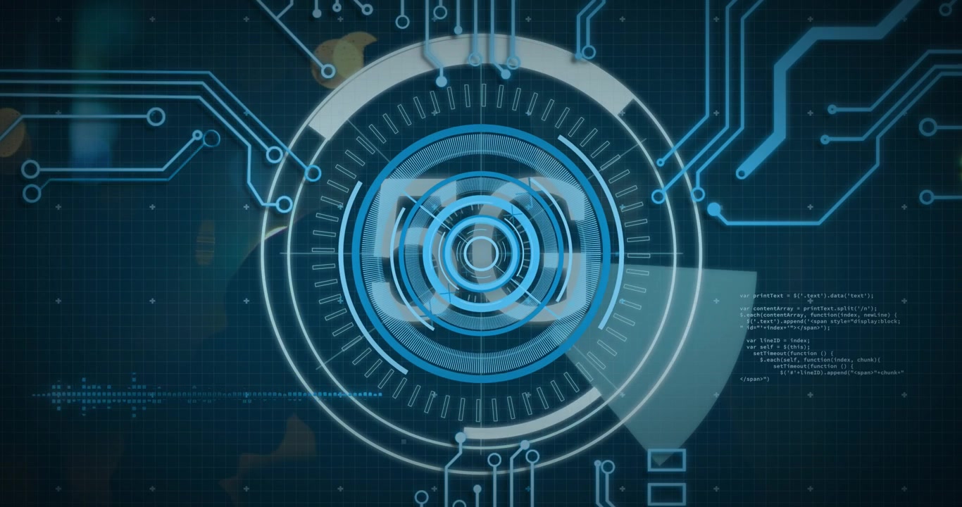 Animation of scope scanning and data processing