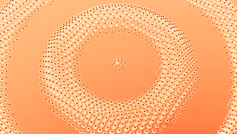 abstract orange circle pattern