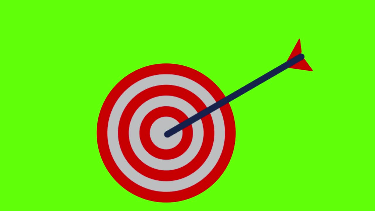 밝은 초록색 배경에 있는 다트보드