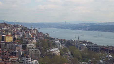 great view of istanbul from the galata tower.turkey. european part of the city.