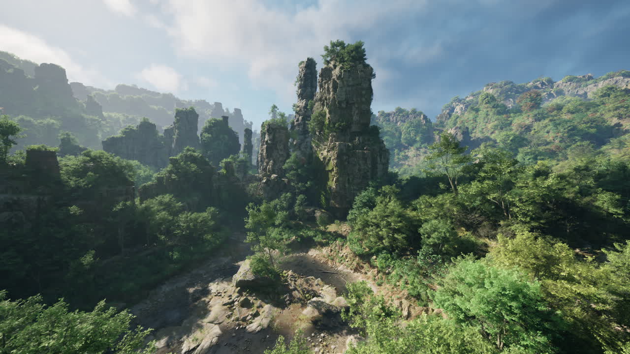 impresionante vista de una cordillera y un valle