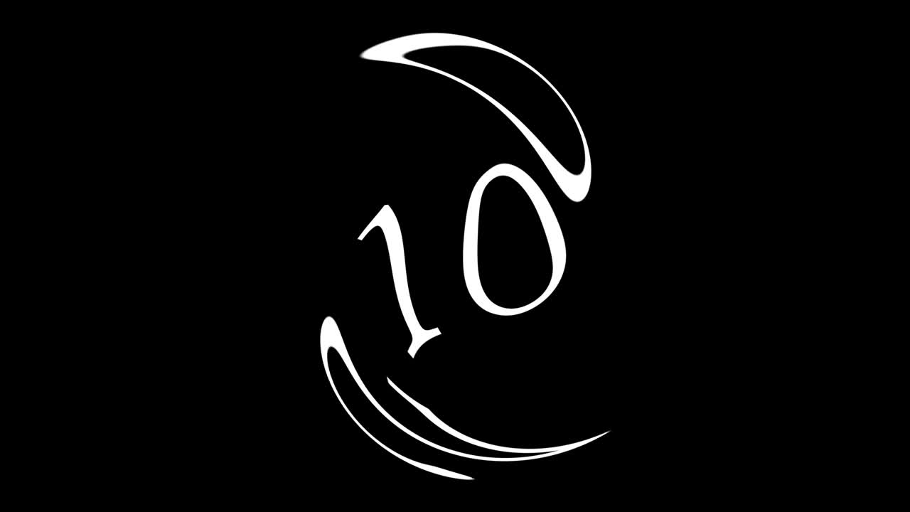 2100 텍스트 애니메이션 모션 그래픽