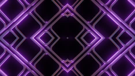 purple neon geometric pattern