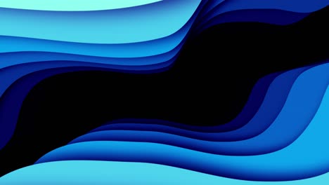 abstract blue colorful wavy loop background