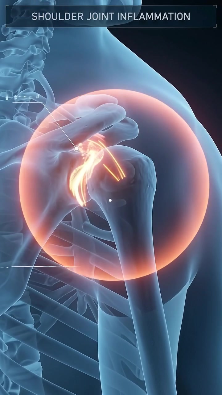 Omuz Eklemi İltihabı ve Anatomisinin Tıbbi Animasyonu