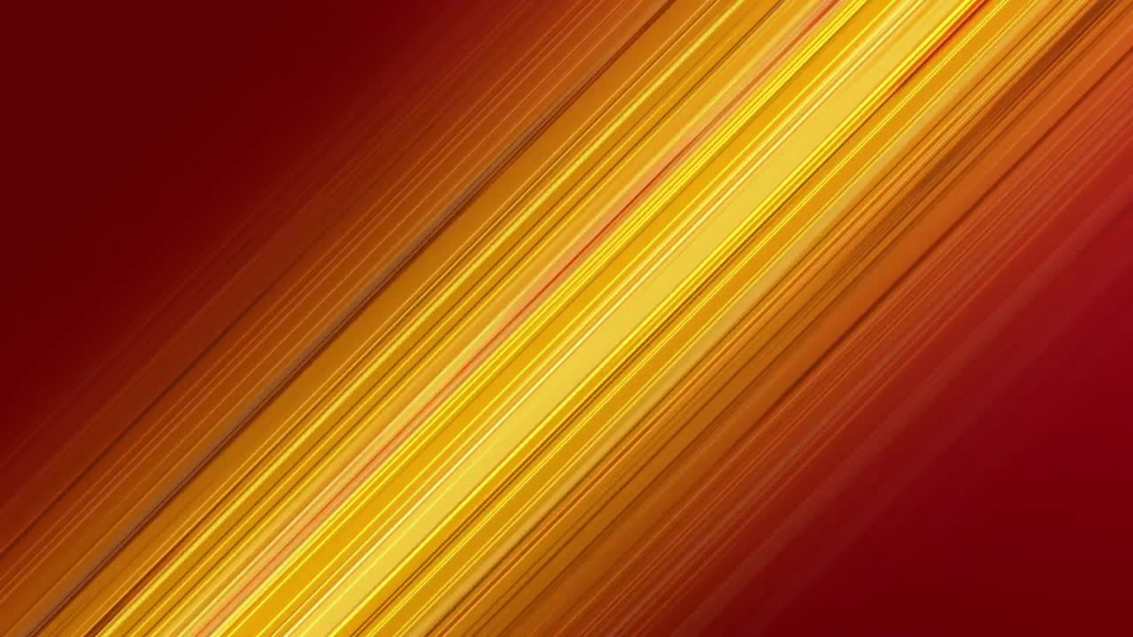 Animation of yellow light trails on orange background