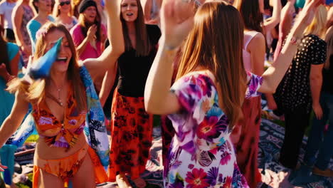 crowd at a music festival
