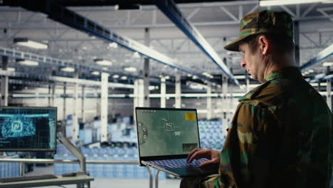 army specialist in data center integrating ai into radar systems
