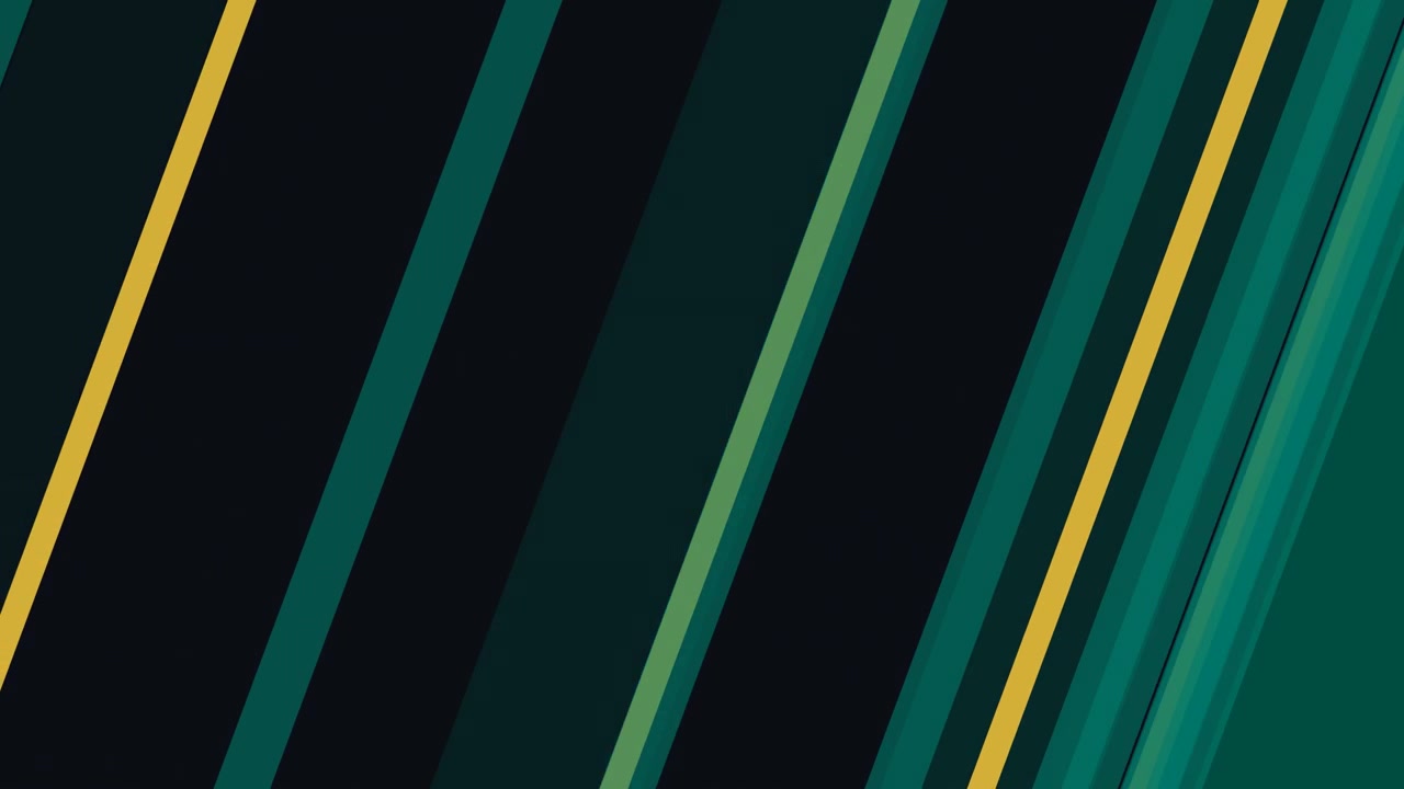 Abstract Motion Background with Diagonal Green and Yellow Lines