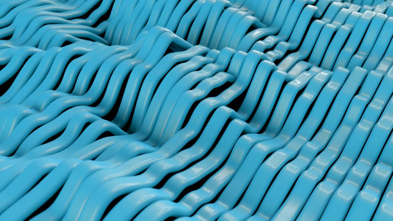 Abstract Colorful Waves.