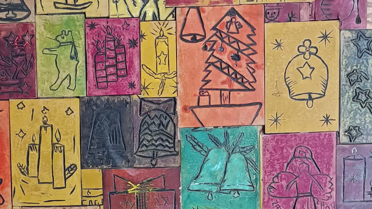 concetto di sfondo creativo - natale festivo e festività natalizie